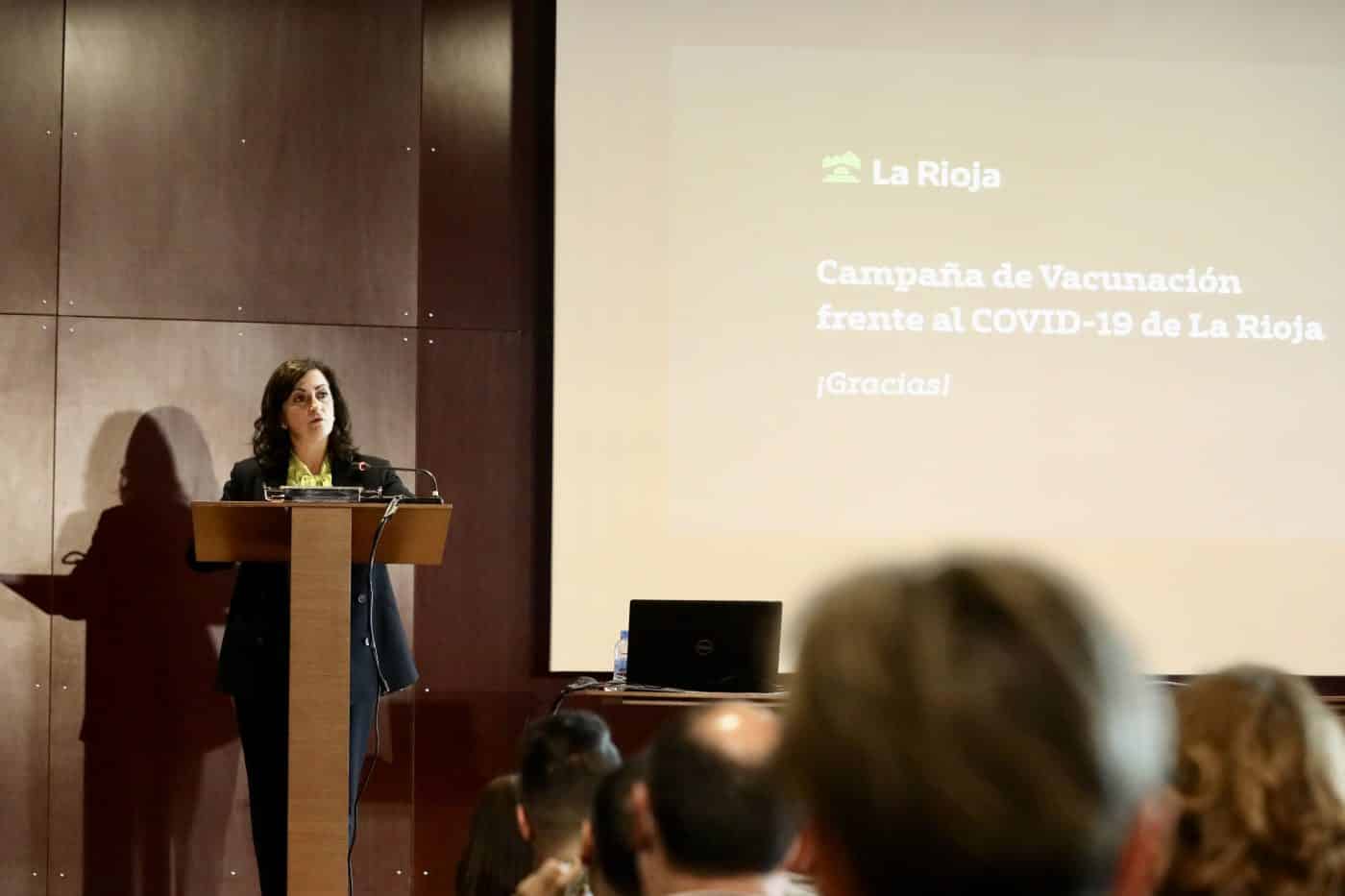 La Rioja homenajea a los profesionales y colectivos implicados en la vacunación frente a la COVID 19