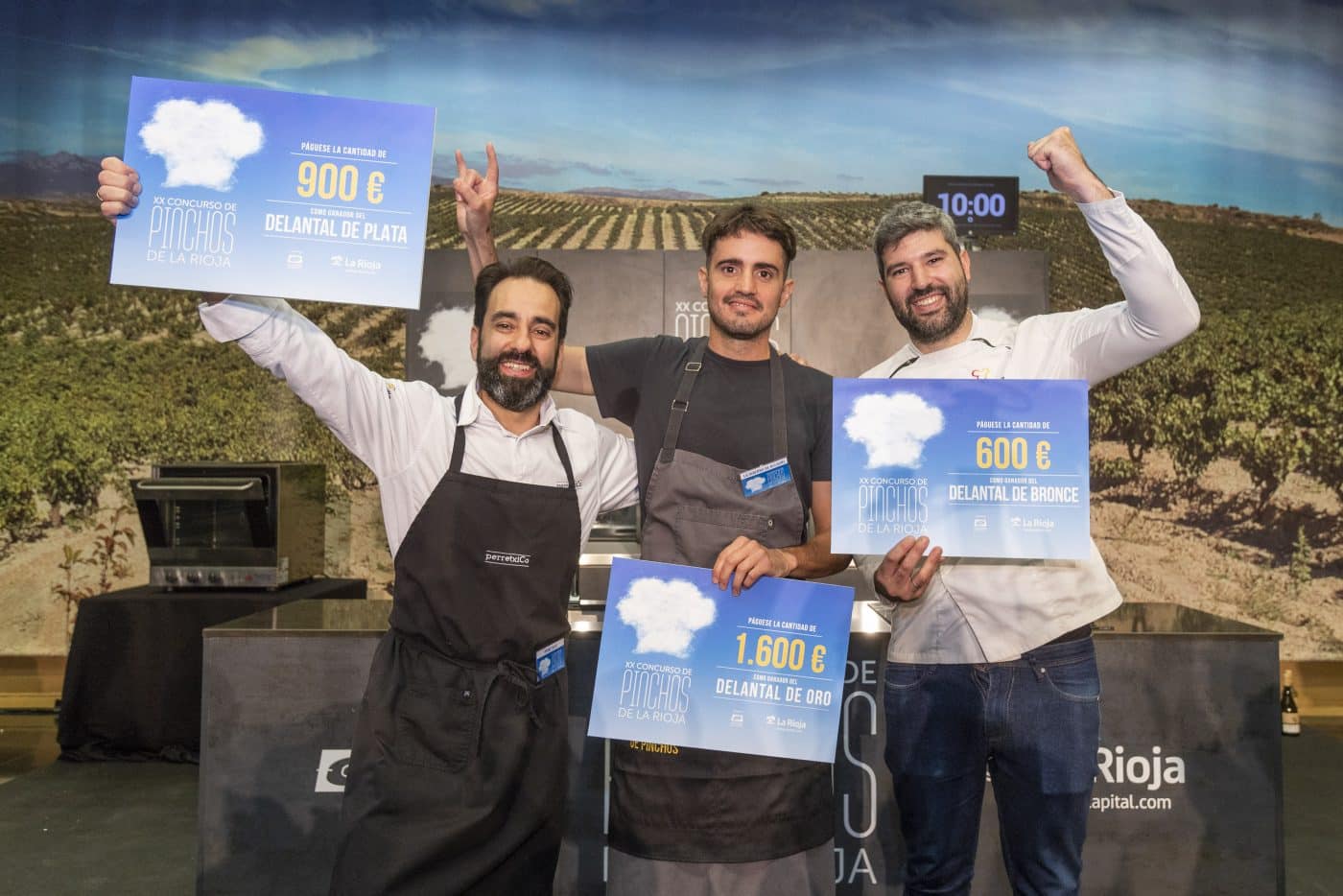 La Taberna de Ollauri se cuelga el 'Delantal de Oro' en el Concurso de Pinchos de La Rioja 1