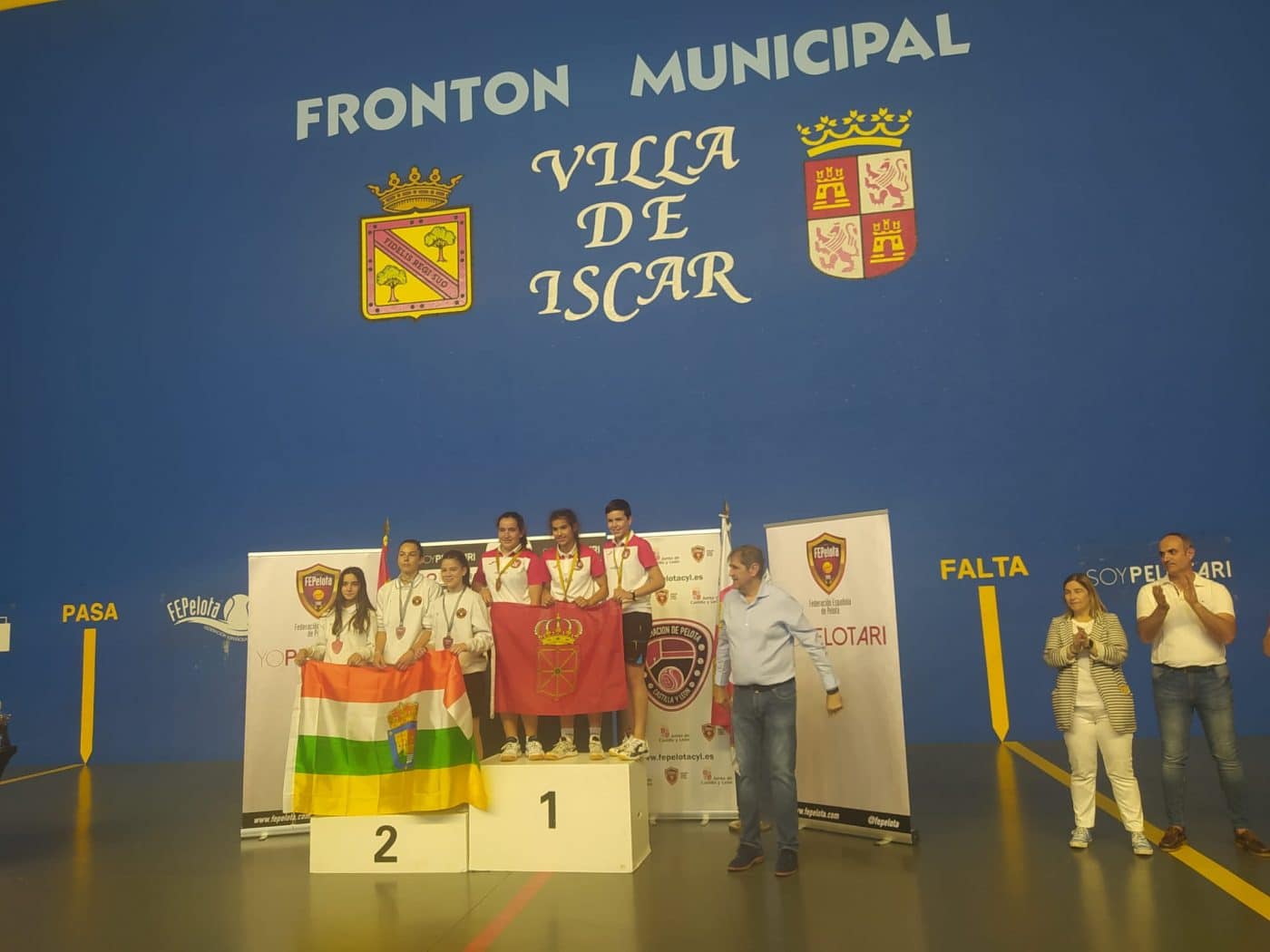 La Rioja se cuelga un oro y tres platas en los Campeonatos de España en edad escolar de pelota 5