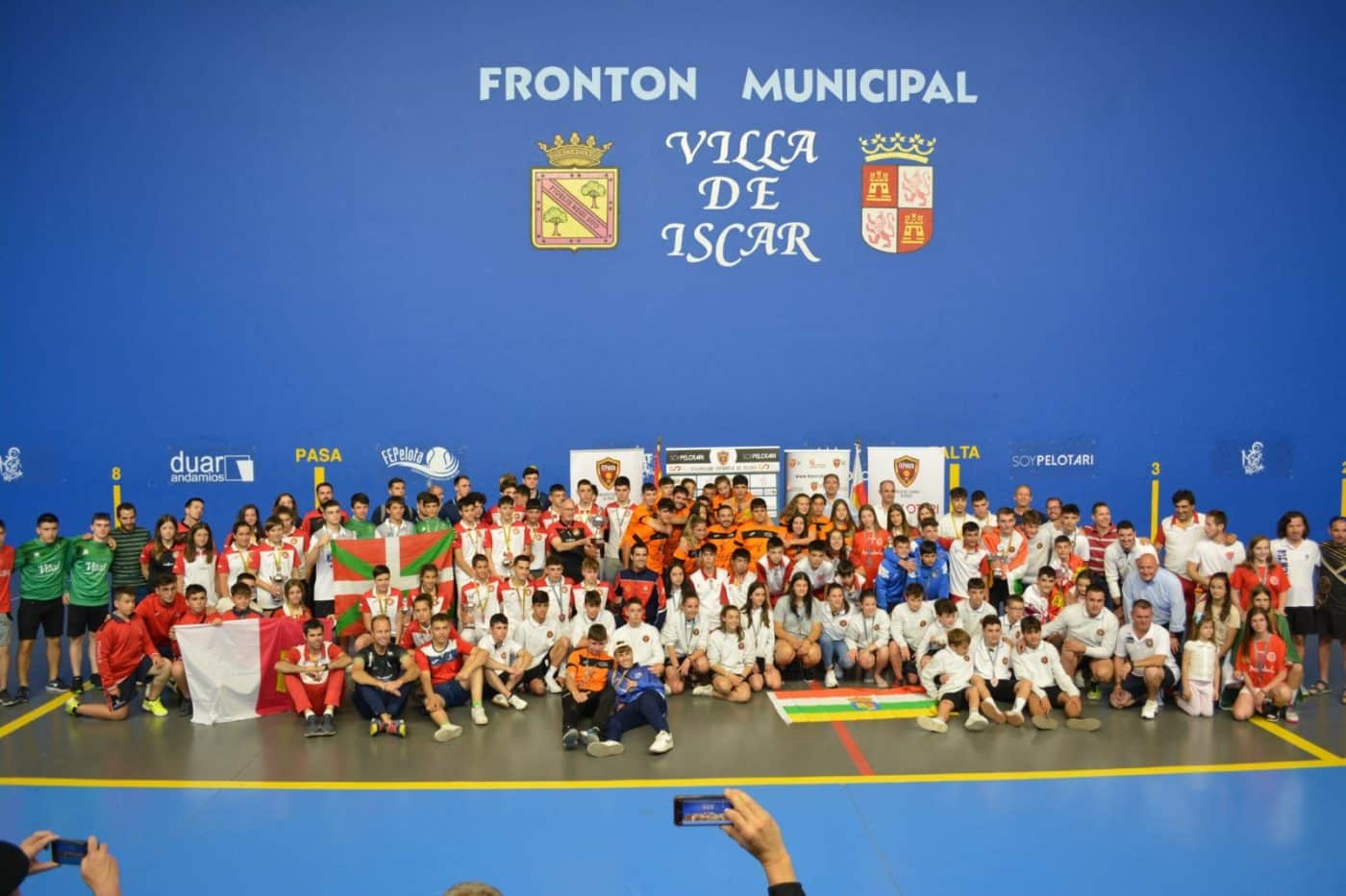 La Rioja se cuelga un oro y tres platas en los Campeonatos de España en edad escolar de pelota 1