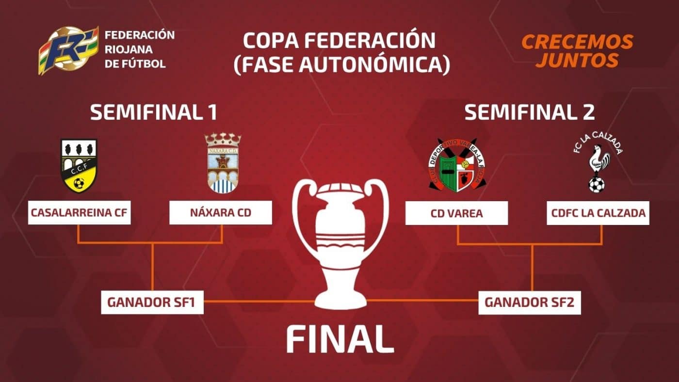 Casalarreina y Náxara se verán las caras en la primera semifinal de la Copa Federación 1
