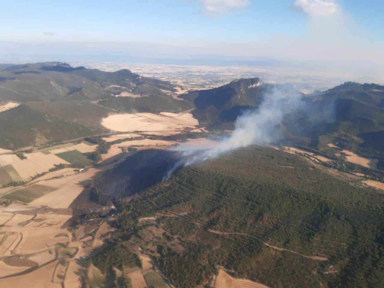 La Rioja envía medios para luchar contra el fuego cerca de Miranda de Ebro 1