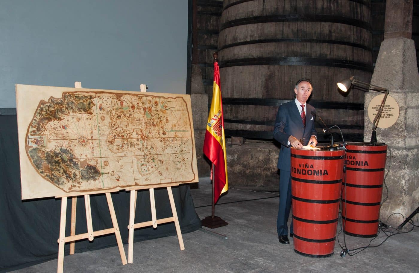 López de Heredia ya custodia en Haro uno de los mapas más valiosos del mundo 1