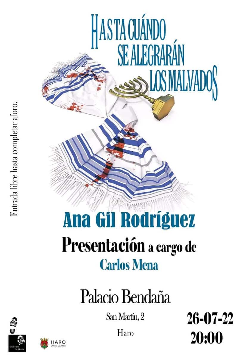Ana Isabel Gil Rodríguez presenta en Haro su nueva novela 1