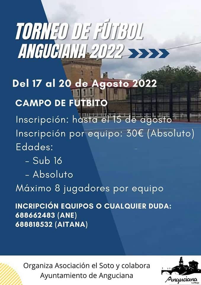 Anguciana organiza un torneo de fútbol sala 1