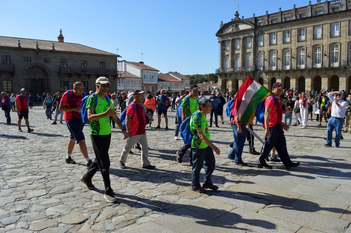 Los peregrinos de Asprodema llegan a Santiago de Compostela 2