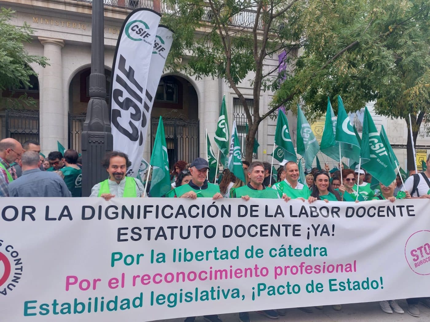 CSIF La Rioja pide la dimisión de Uruñuela "si no es capaz de resolver los graves problemas de la enseñanza" 1