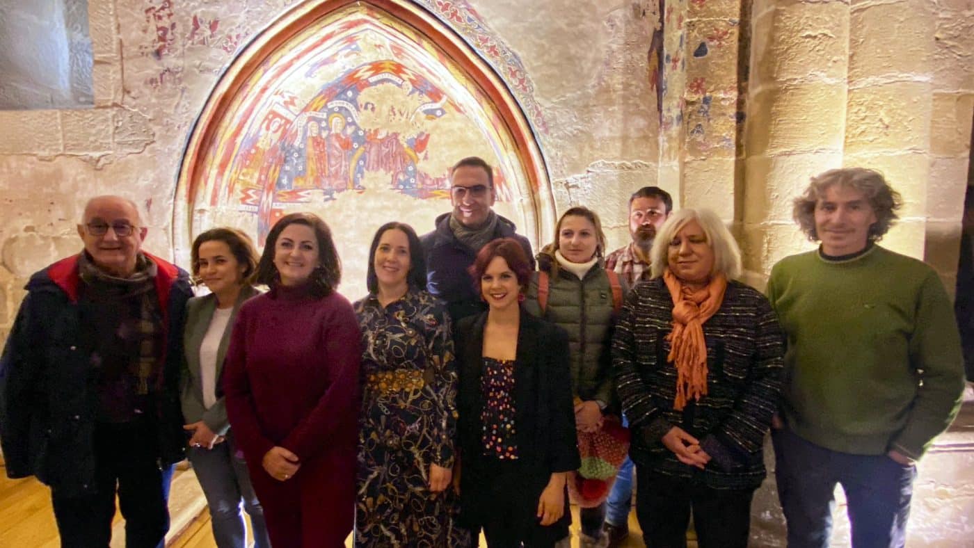 Castilseco inaugura la restauración de sus murales góticos 3 Castilseco inaugura la restauración de sus murales góticos 3