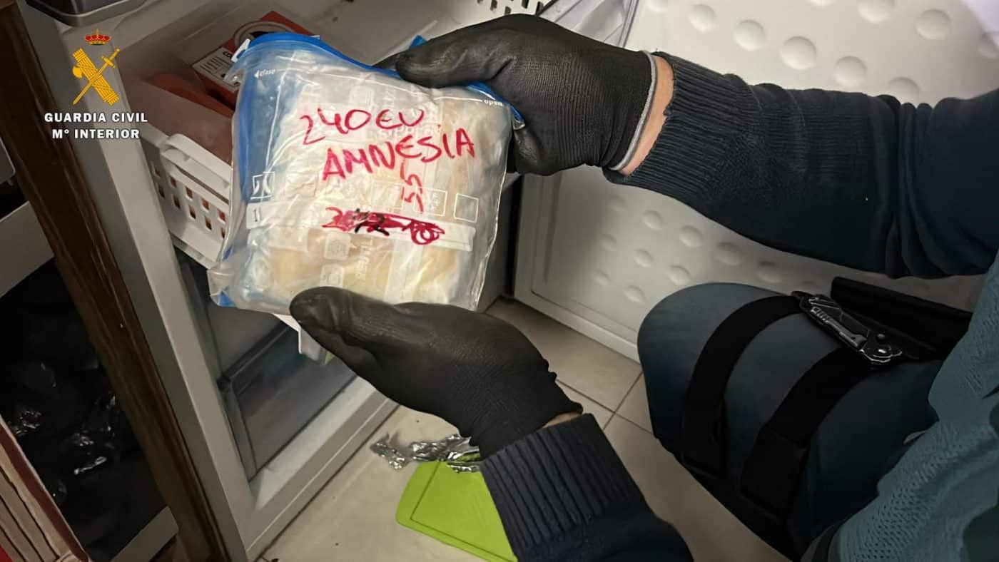 Desmantelado un punto de venta de drogas "muy activo" en Quel 4 Desmantelado un punto de venta de drogas "muy activo" en Quel 4