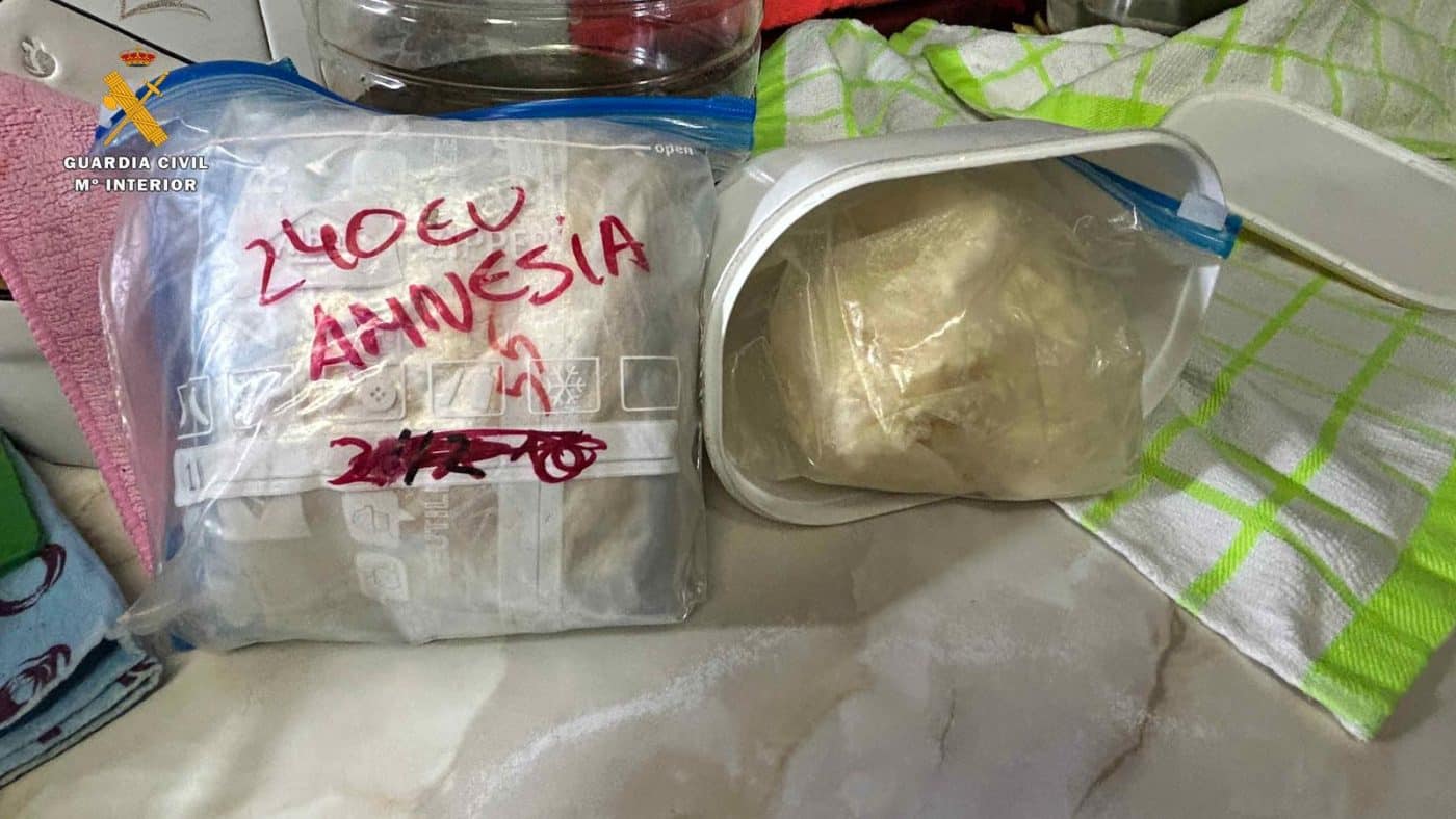 Desmantelado un punto de venta de drogas "muy activo" en Quel 3 Desmantelado un punto de venta de drogas "muy activo" en Quel 3