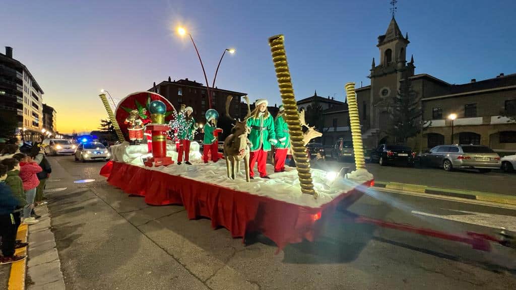 Haro recibe con ilusión a Papá Noel 1
