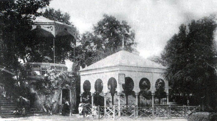 El primer kiosco de música de los Jardines de la Vega 1