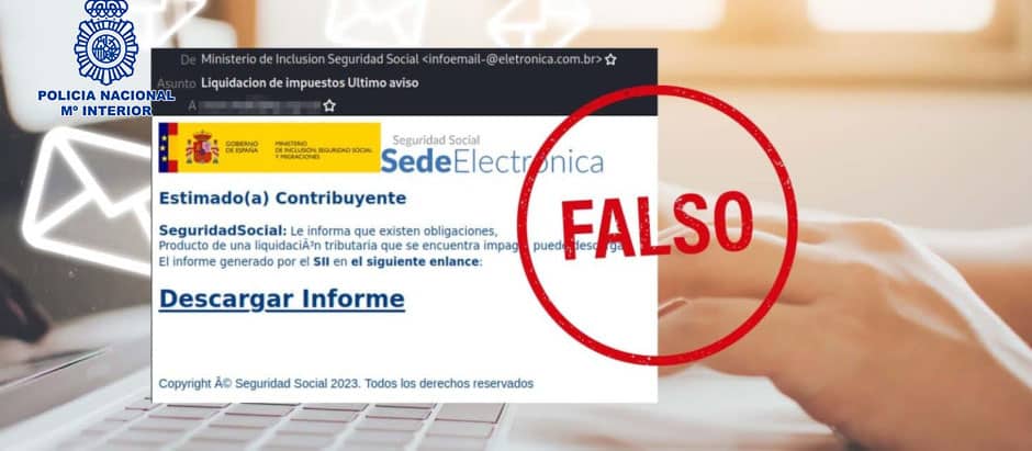 La Policía en La Rioja alerta de una nueva estafa por correo: se hacen pasar por la Seguridad Social 1