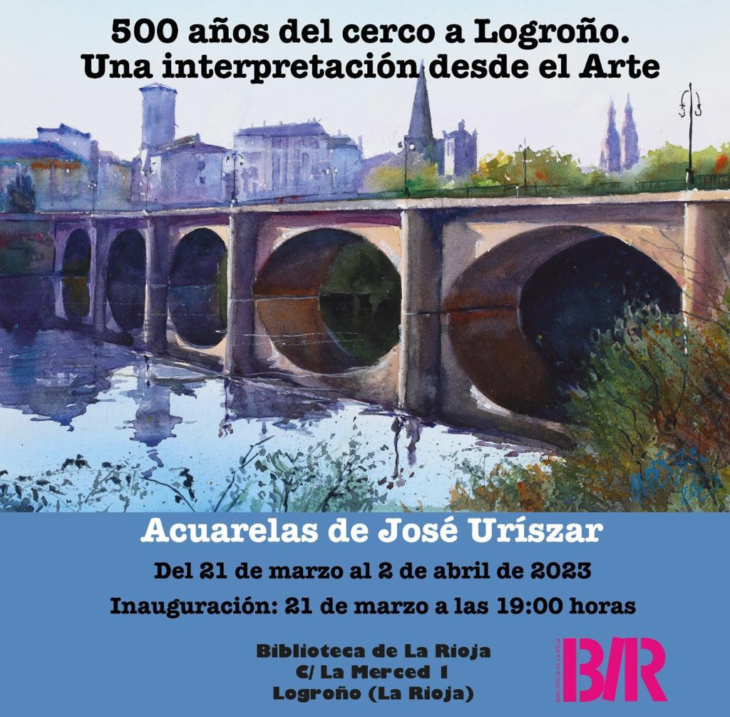 José Uríszar inaugura este martes una exposición de acuarelas en Logroño 1