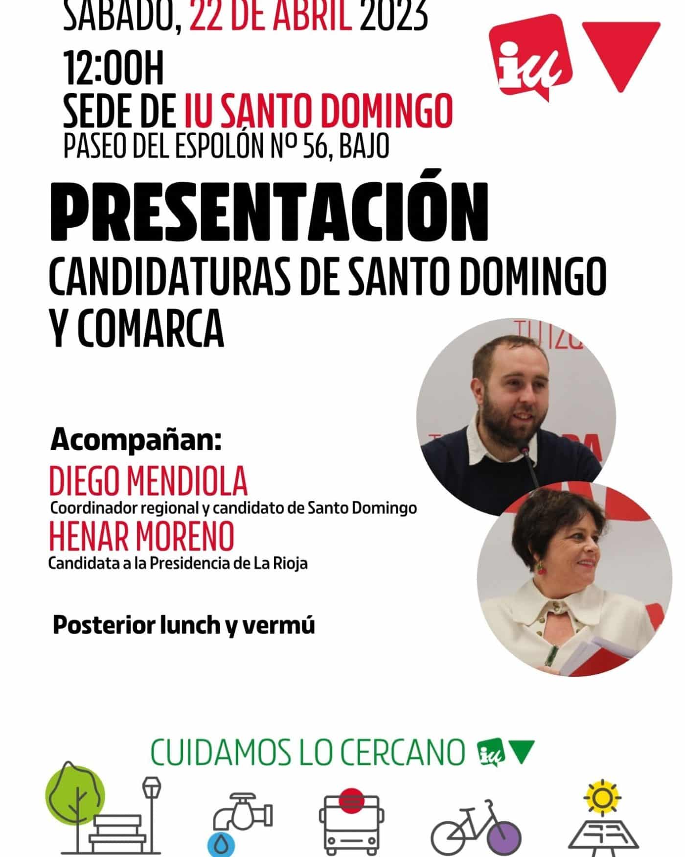 IU presenta este sábado sus candidaturas en Santo Domingo y comarca 1 IU presenta este sábado sus candidaturas en Santo Domingo y comarca 1