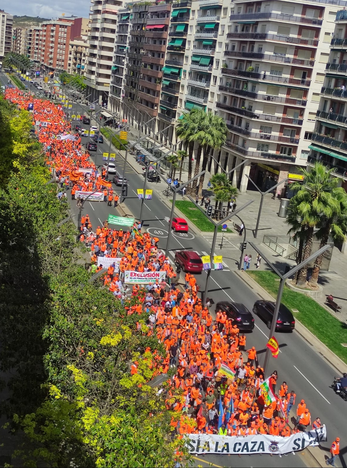Más de 6.000 cazadores riojanos se manifiestan en contra de la Ley de Bienestar Animal 1
