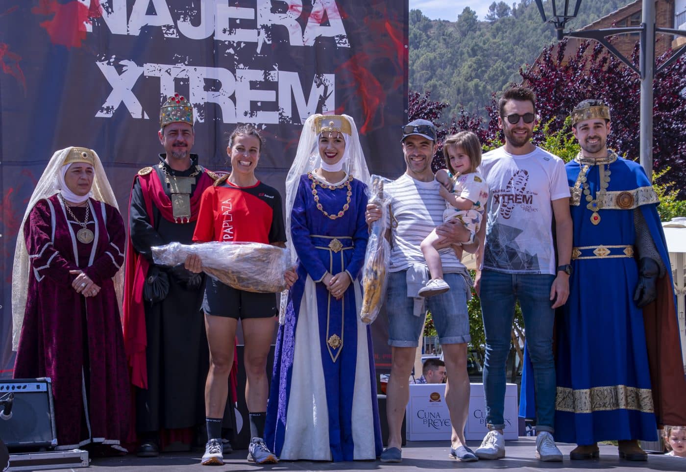 Cristina Santamaría y Carmelo Lucea suben a lo más alto en la Nájera Xtrem Cuna de Reyes 3