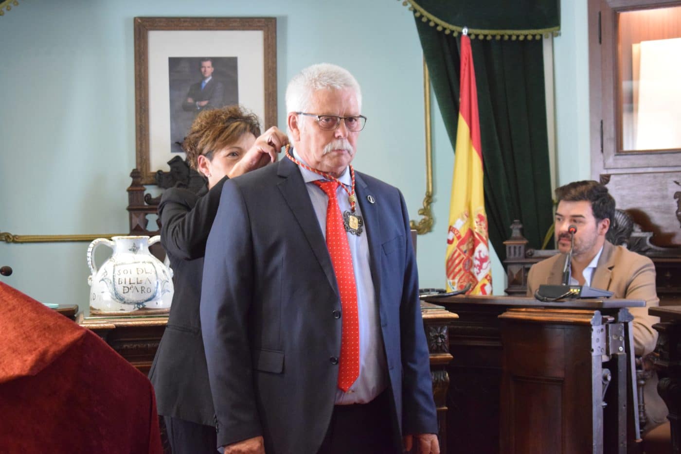 Guadalupe Fernández recoge el bastón de mando en Haro 14 Guadalupe Fernández recoge el bastón de mando en Haro 14