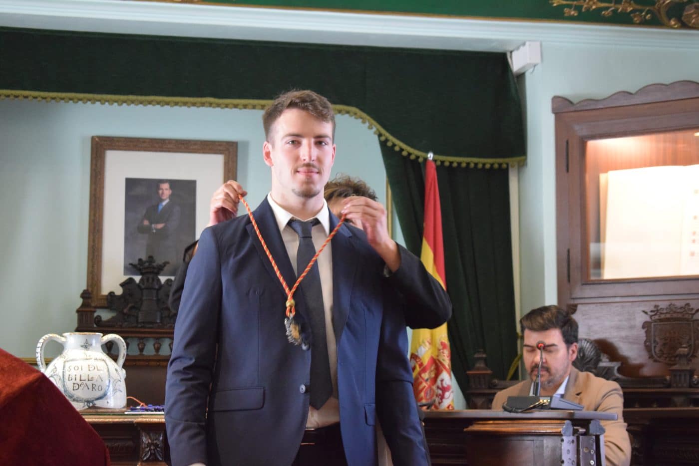 Guadalupe Fernández recoge el bastón de mando en Haro 12 Guadalupe Fernández recoge el bastón de mando en Haro 12