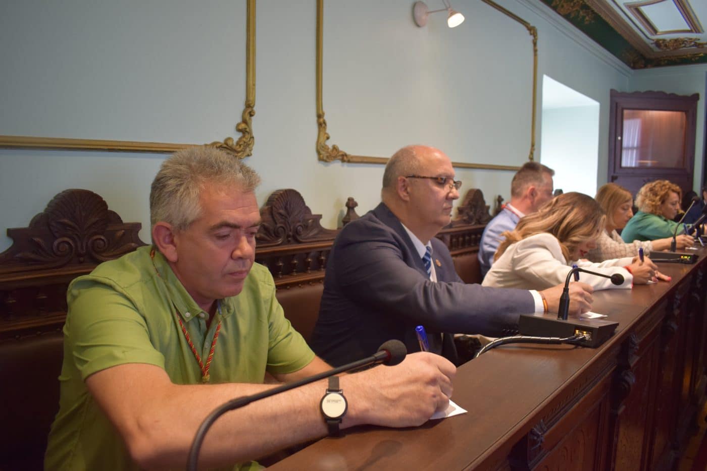 Guadalupe Fernández recoge el bastón de mando en Haro 33 Guadalupe Fernández recoge el bastón de mando en Haro 33