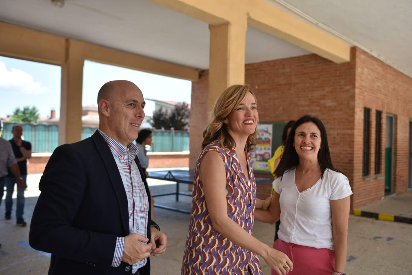 La ministra Pilar Alegría participa en la fiesta de fin de curso del CEIP Casalarreina 19