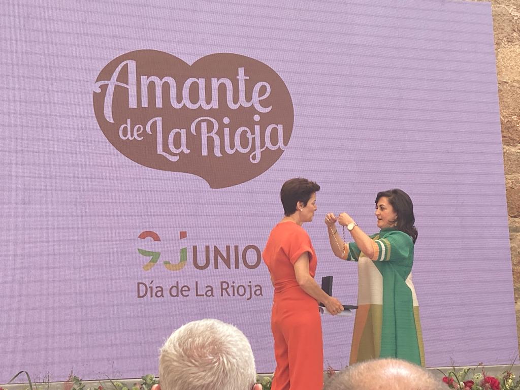 María Vargas, 'Riojana Ilustre': "Gracias por hacerme protagonista de esta maravillosa historia" 2