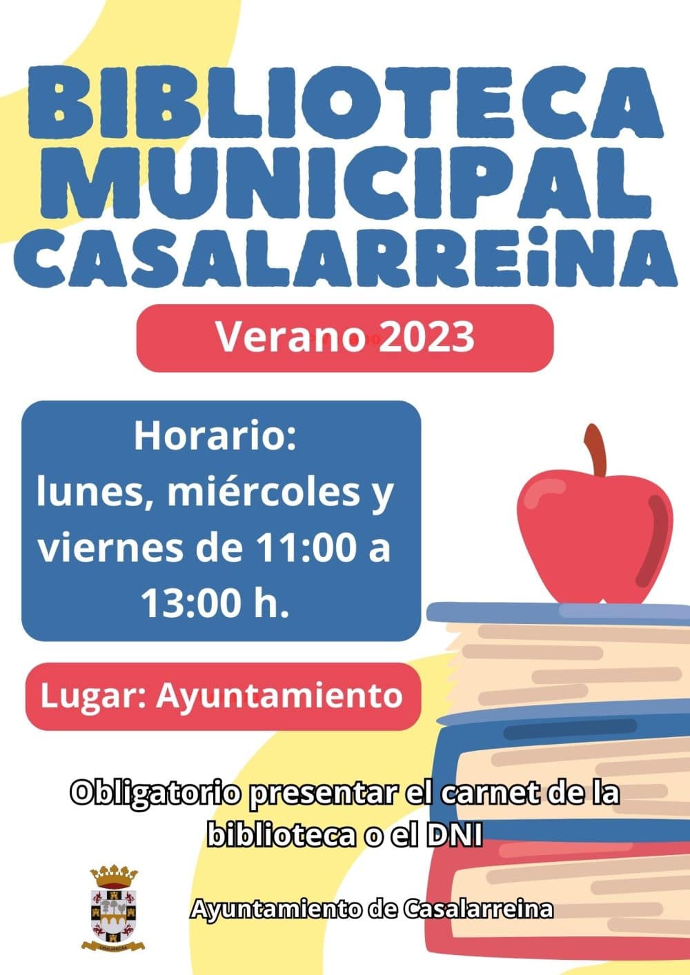 Casalarreina estrenará biblioteca el próximo miércoles 1 Casalarreina estrenará biblioteca el próximo miércoles 1