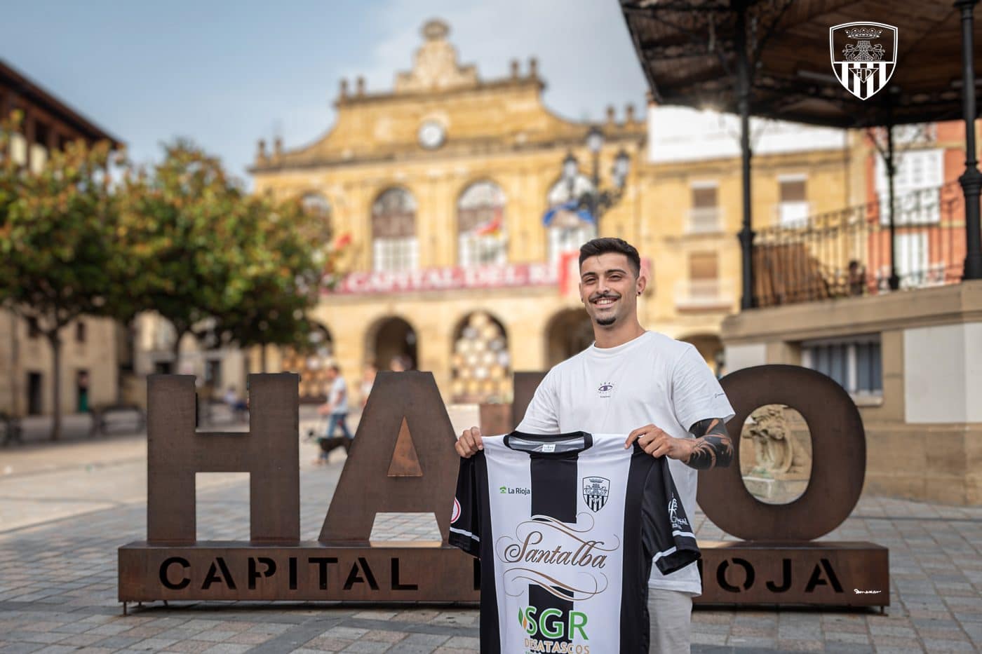 Óscar del Campo y Martín Gómez, una temporada más en el Haro Deportivo 1 Óscar del Campo y Martín Gómez, una temporada más en el Haro Deportivo 1