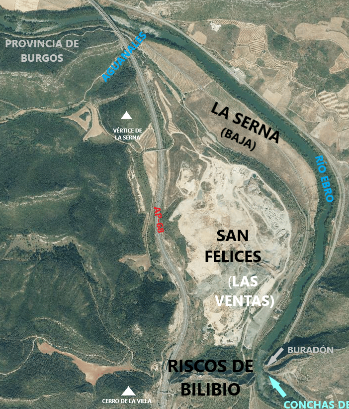 Riscos de Bilibio (II): Términos al norte. La cantera y Barrio de San Felices 1