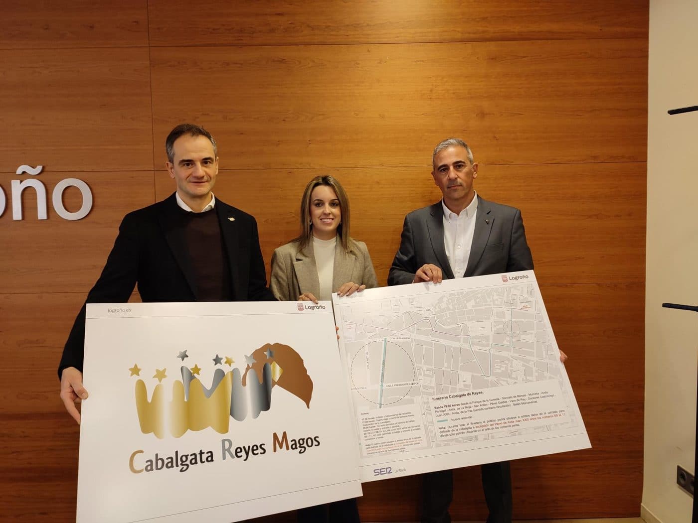 Las Gaunas volverá a ser testigo de la llegada en helicóptero de los Reyes Magos 1