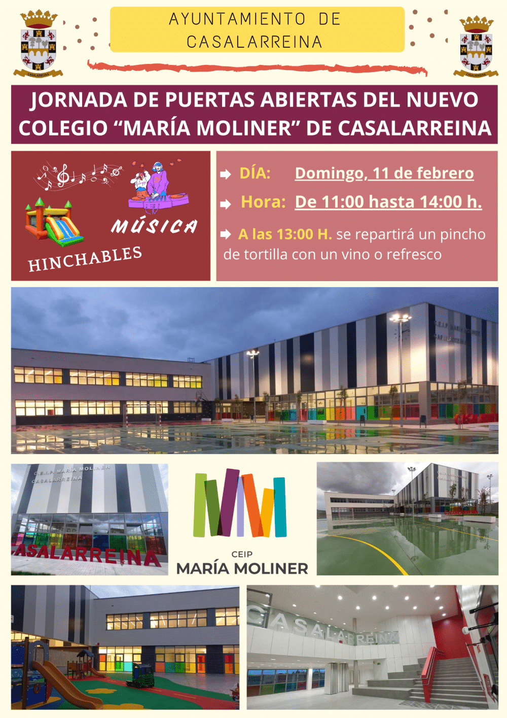 El nuevo colegio de Casalarreina celebra este domingo una jornada de puertas abiertas 1