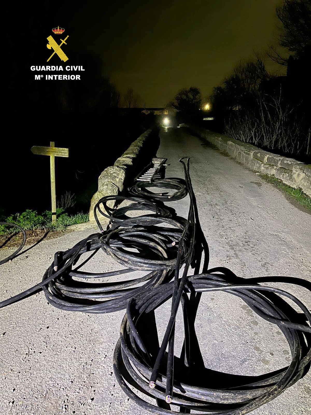 Esclarecidos los robos de cable de cobre cometidos en varias localidades riojanas 1