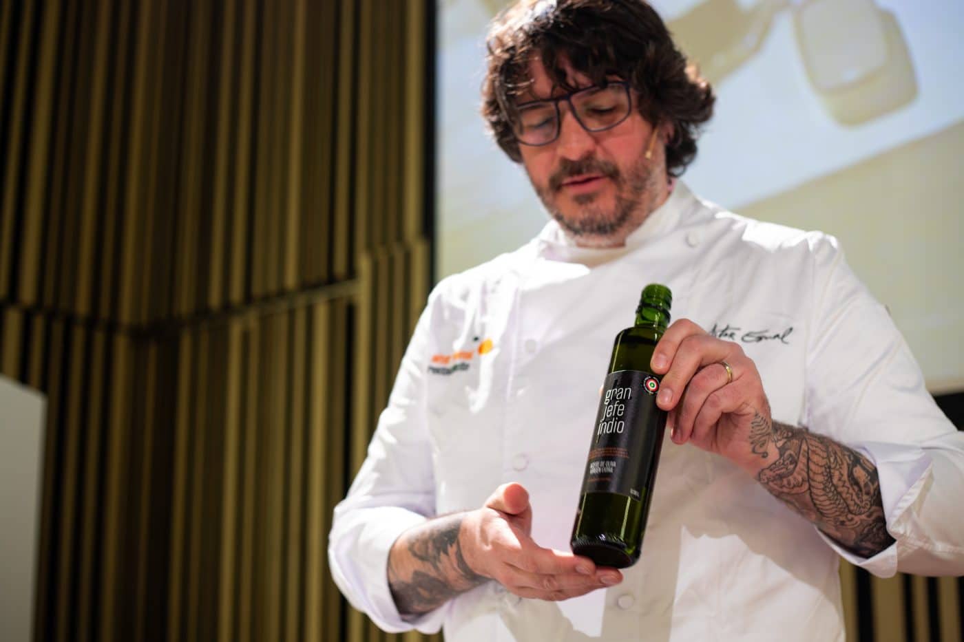 Echapresto, Ferrando y Esnal promocionan el 'producto riojano' en el Basque Culinary Center 2 Echapresto, Ferrando y Esnal promocionan el 'producto riojano' en el Basque Culinary Center 2