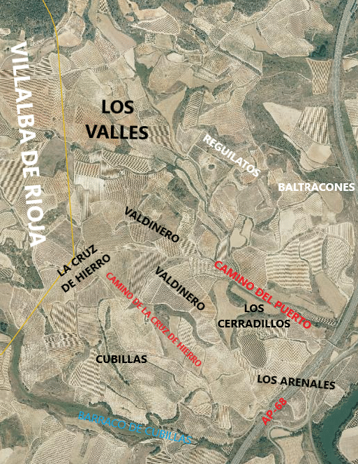 Estribaciones meridionales de los Obarenes (IV): entre el Camino del Puerto y el término municipal de Villalba 1