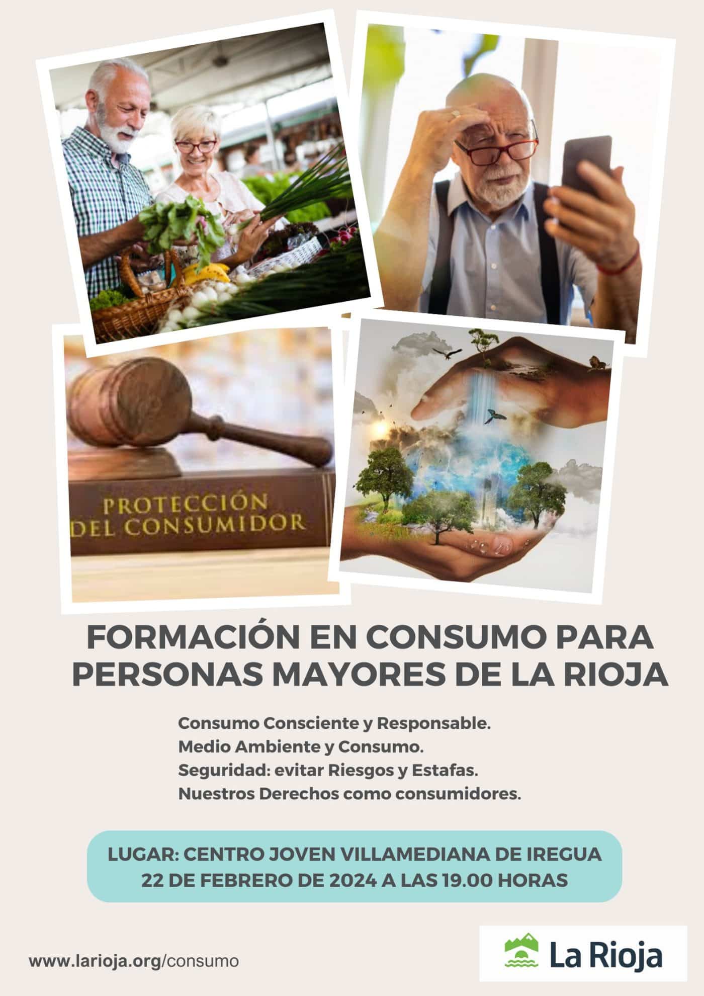 La Rioja lanza un Plan de Formación para personas mayores sobre consumo "consciente, seguro y responsable" 1
