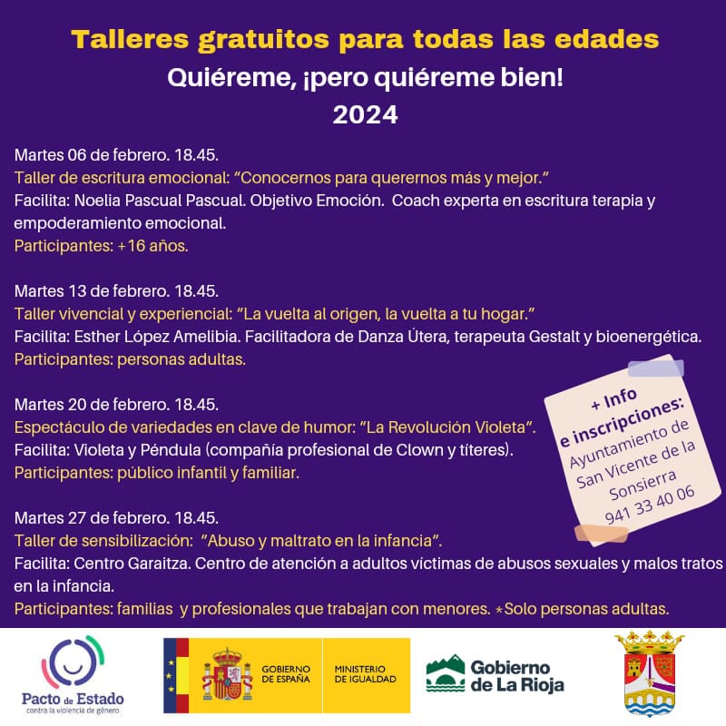 Arrancan con éxito en San Vicente de la Sonsierra los talleres para familias 1