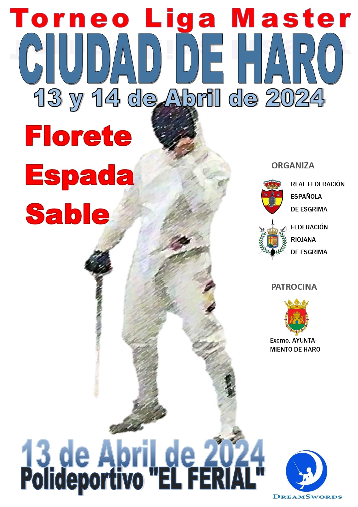 Haro acogerá el 13 y 14 de abril un torneo nacional de esgrima 1