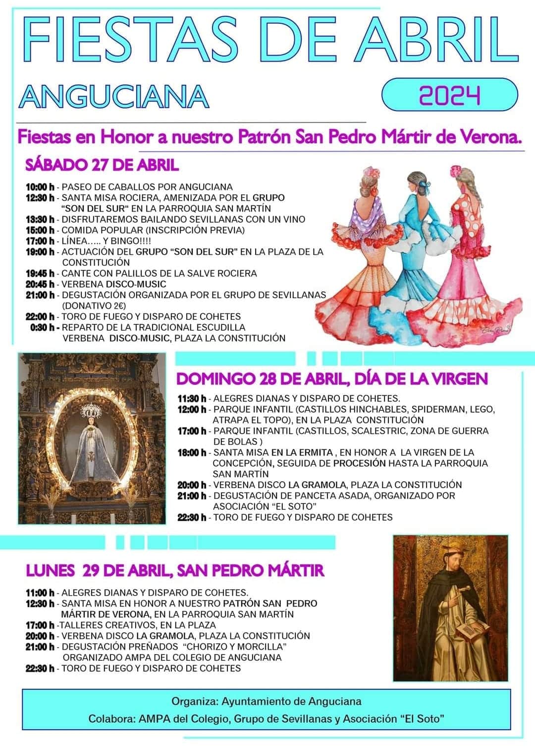 Anguciana vivirá desde este sábado sus Fiestas de Abril 1 Anguciana vivirá desde este sábado sus Fiestas de Abril 1