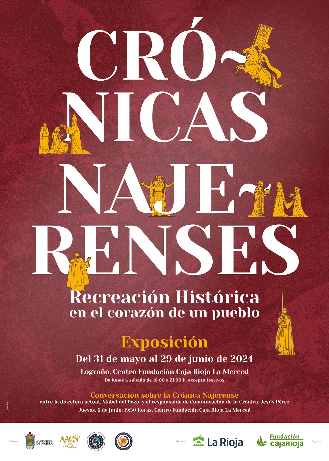 Inaugurada en el Centro Fundación Caja Rioja La Merced una exposición dedicada a las 'Crónicas Najerenses' 2