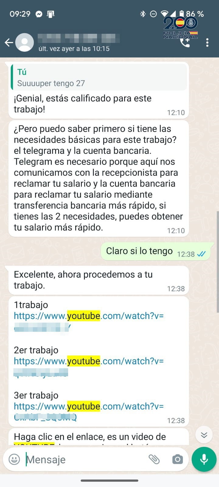 Alertan de una nueva estafa por WhatsApp: falsas ofertas de trabajo en las que se ofrece dinero fácil a cambio de 'likes' 1