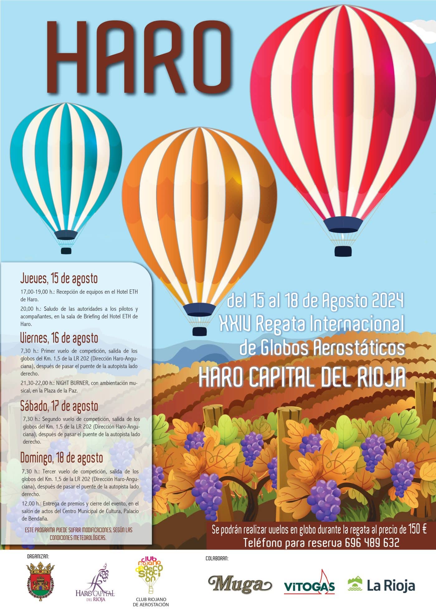 Haro presenta su XXIV Regata Internacional de Globos: "Ojalá la aerostación fuese deporte olímpico" 4