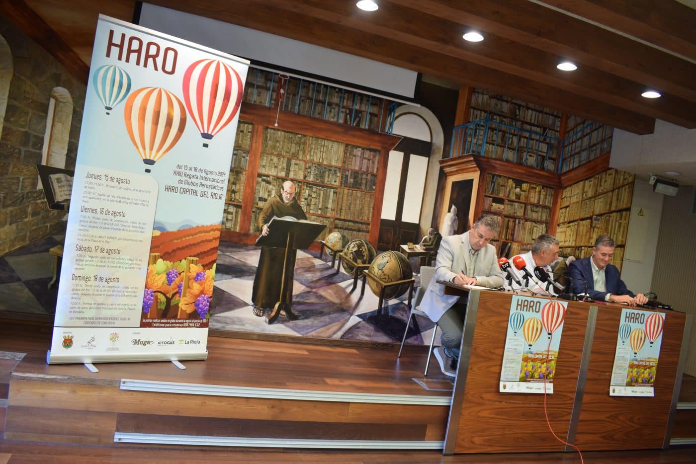 Haro presenta su XXIV Regata Internacional de Globos: "Ojalá la aerostación fuese deporte olímpico" 1