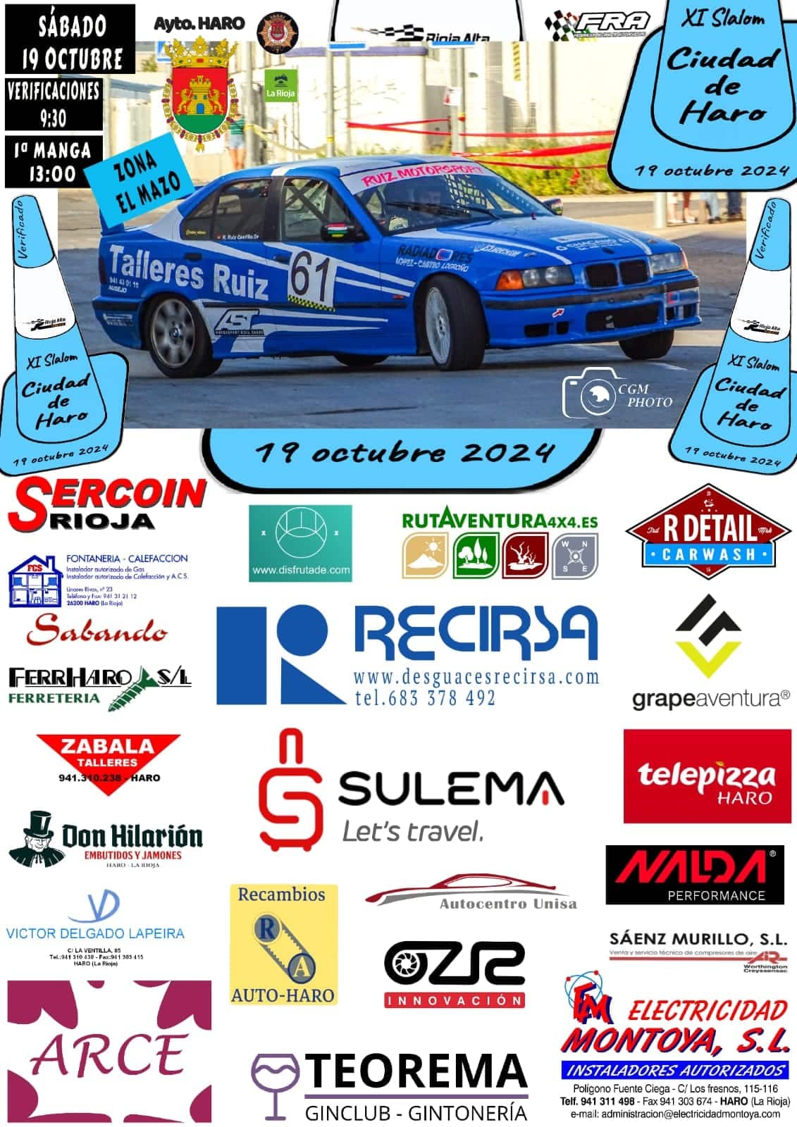 El Mazo acoge este sábado el XI Slalom 'Ciudad de Haro' 1