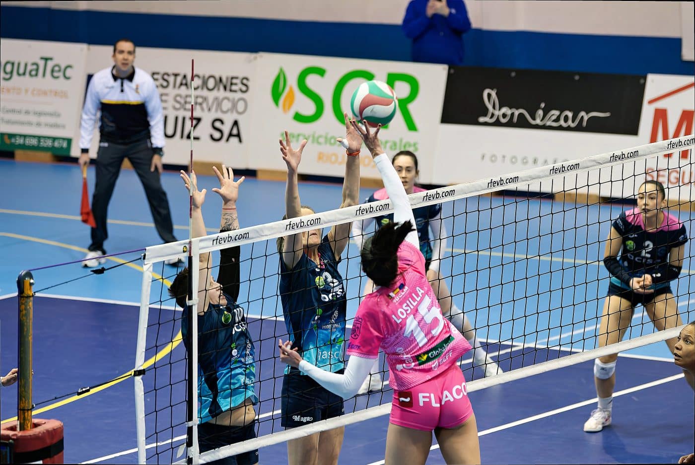 El OCISA Haro supera al Kiele en un emocionante partido 9 El OCISA Haro supera al Kiele en un emocionante partido 9