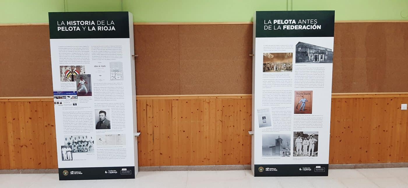 La exposición que recorre la historia de la pelota en La Rioja llega a Alesanco 1 La exposición que recorre la historia de la pelota en La Rioja llega a Alesanco 1