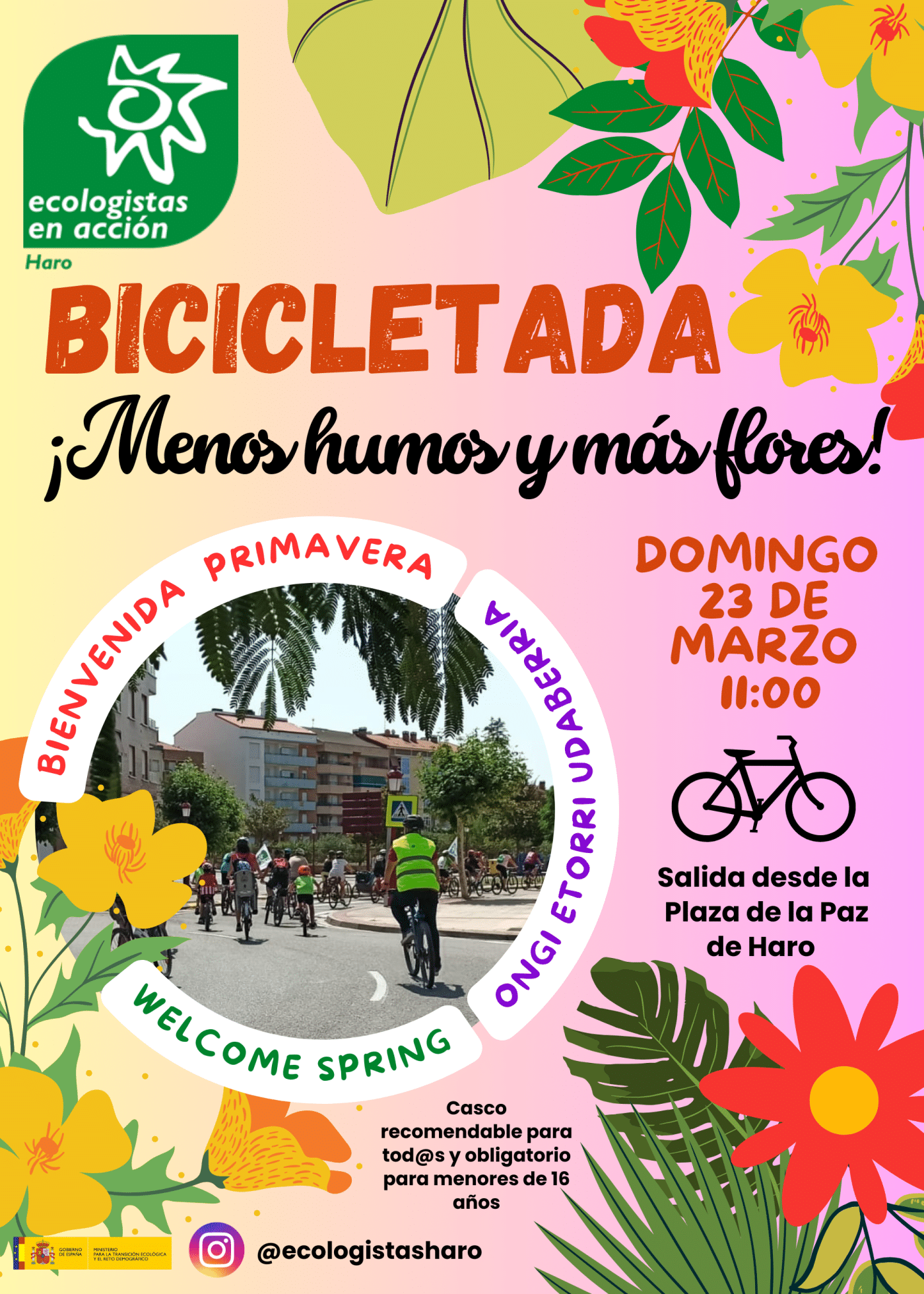 Ecologistas en Acción de Haro organiza una 'bici-marcha' por una ciudad más sostenible 1 Ecologistas en Acción de Haro organiza una 'bici-marcha' por una ciudad más sostenible 1