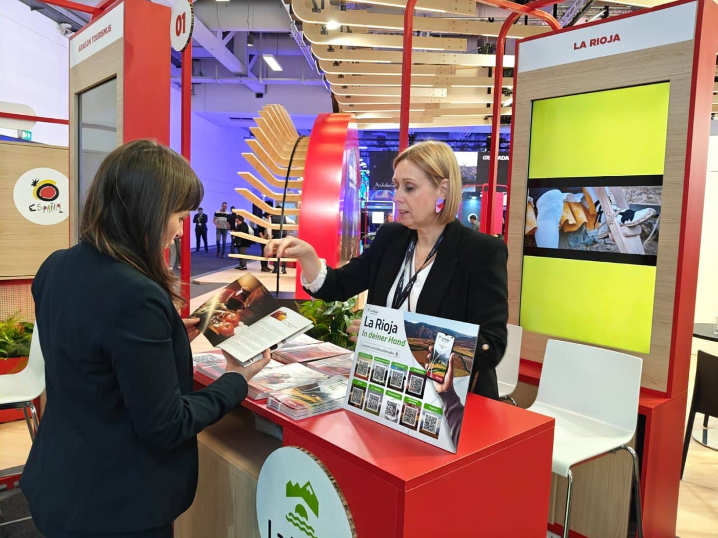 La Rioja exhibe sus atractivos turísticos en la feria ITB en Berlín 1 La Rioja exhibe sus atractivos turísticos en la feria ITB en Berlín 1