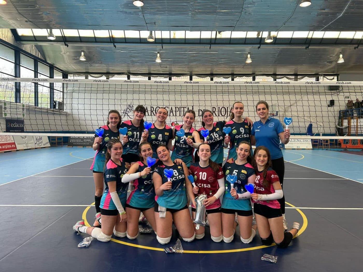 El Haro Rioja Vóley Caronte Studio, campeón de la liga cadete 2 El Haro Rioja Vóley Caronte Studio, campeón de la liga cadete 2