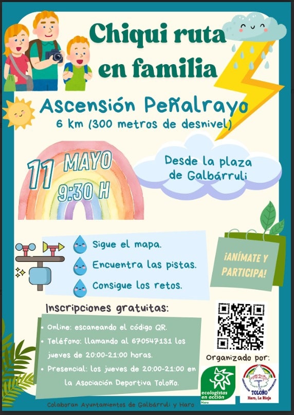 La AD Toloño programa una 'chiqui ruta' en familia para el 11 de mayo 1 La AD Toloño programa una 'chiqui ruta' en familia para el 11 de mayo 1