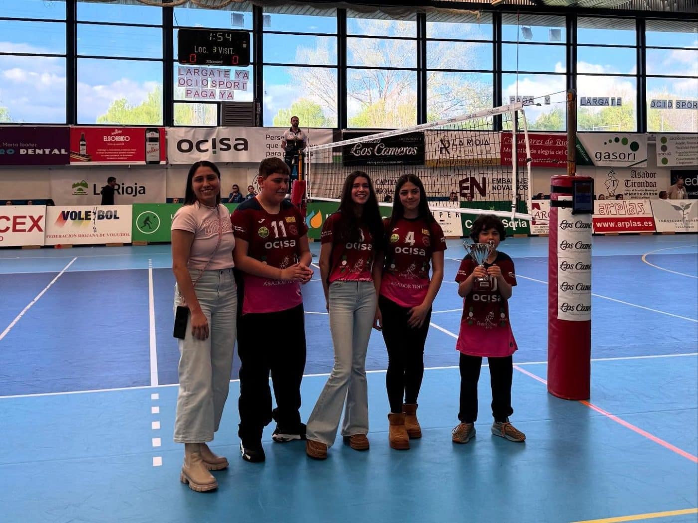 El Haro Rioja Vóley Caronte Studio, campeón de la liga cadete 1 El Haro Rioja Vóley Caronte Studio, campeón de la liga cadete 1